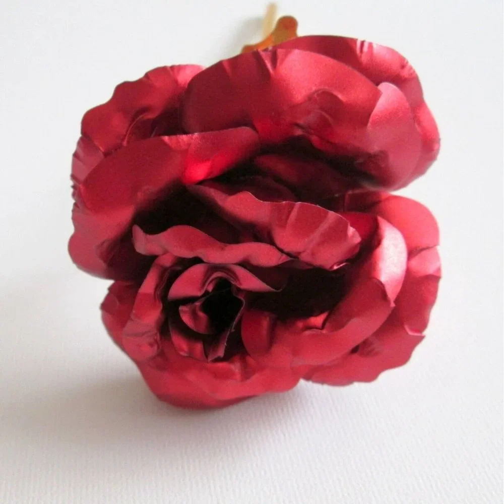 Unitestone Handcrafted 24K Dipped Rose Collectible Bonus Fashion Earrings Box